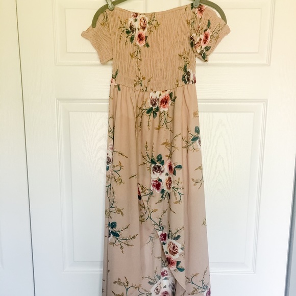 Floral High-Low Dress - Picture 2 of 3